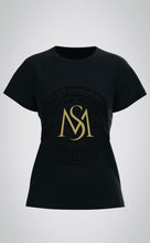 Načítať obrázok do zobrazovača galérie, LIFE IS GAME dámske tričko BLACK/GOLD